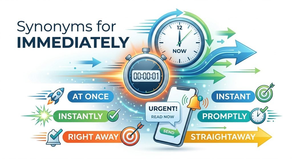 synonyms for immediately