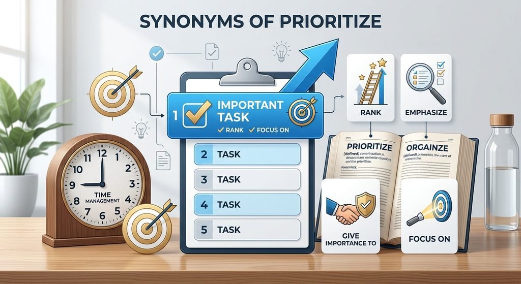 synonyms of prioritize