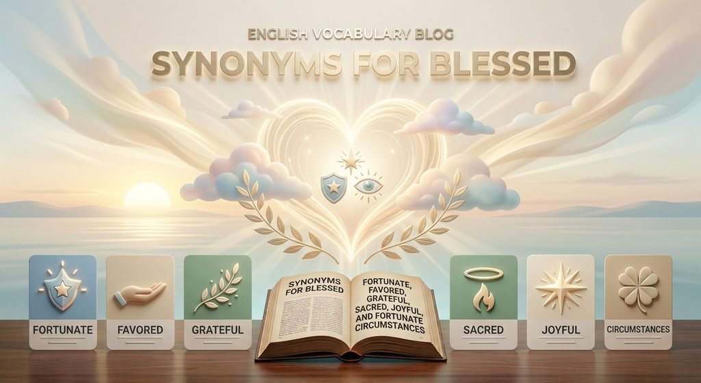 synonyms for blessed